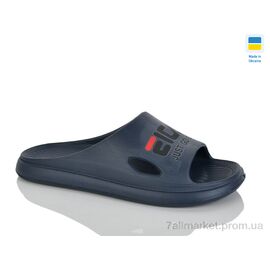 Фотография Шлепки мужские пляжные Лето Крок М79 синій (6 пар р.41-45) "Progress" недорого оптом от прямого поставщика