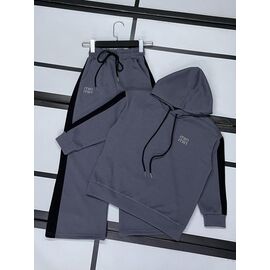 Фотография Костюм детский спортивный на девочку K408 grey р.134-158 "Kosmy" недорого оптом от прямого поставщика