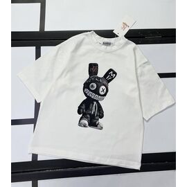 Фотография Футболка детская на девочку 520-28 white р.128-158 "Kosmy" недорого оптом от прямого поставщика