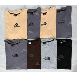 Фотография Футболка мужская S2990 grey р.56-64 "Shon" недорого оптом от прямого поставщика