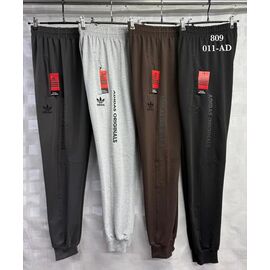 Штани спортивні чоловічі S2653 brown р.48-58 "Shon" недорого оптом від прямого постачальника