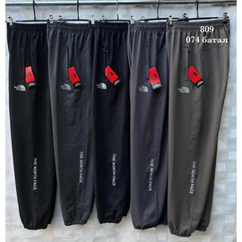 Штани спортивні чоловічі S2640 grey р.58-66 "Shon" недорого оптом від прямого постачальника