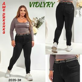 Джинси жіночі 2035-3 black р.30-36 "Vidlyry" недорого оптом від прямого постачальника