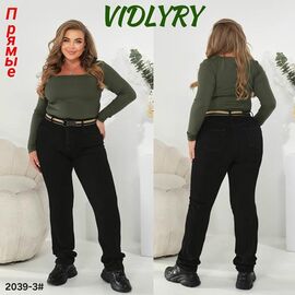 Джинси жіночі 2039-3 black р.32-42 "Vidlyry" недорого оптом від прямого постачальника