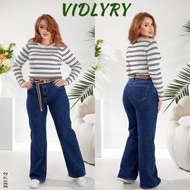 Джинси жіночі 3317-2 blue р.28-33 "Vidlyry" недорого оптом від прямого постачальника