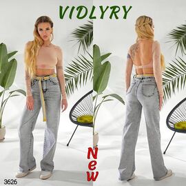 Джинси жіночі 3626 l.grey р.25-30 "Vidlyry" недорого оптом від прямого постачальника