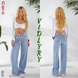 Джинси жіночі 3726 l.blue р.25-30 "Vidlyry" недорого оптом від прямого постачальника