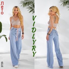 Джинси жіночі 3729 l.blue р.25-30 "Vidlyry" недорого оптом від прямого постачальника