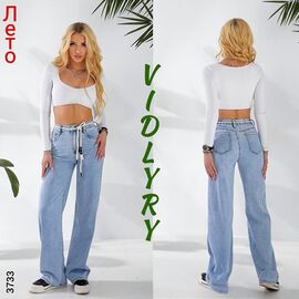 Джинси жіночі 3733 l.blue р.25-30 "Vidlyry" недорого оптом від прямого постачальника