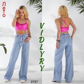 Фотография Джинсы женские 3737 l.blue р.25-30 "Vidlyry" недорого оптом от прямого поставщика