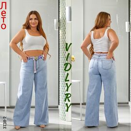 Фотография Джинсы женские 3738-2 l.blue р.28-33 "Vidlyry" недорого оптом от прямого поставщика