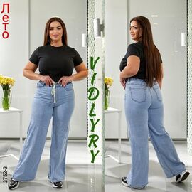 Фотография Джинсы женские 3758-3 l.blue р.30-36 "Vidlyry" недорого оптом от прямого поставщика