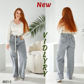 Джинси жіночі 8021-2 l.grey р.28-33 "Vidlyry" недорого оптом від прямого постачальника