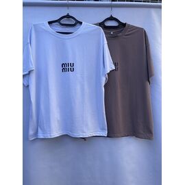 футболка жіноча S602 brown р.44-50 "Shoptime" недорого оптом від прямого постачальника