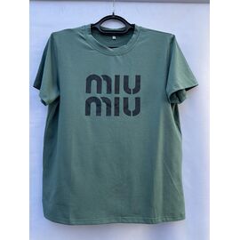 футболка жіноча S607 green р.44-50 "Shoptime" недорого оптом від прямого постачальника