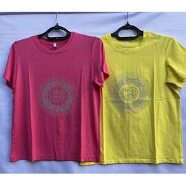 футболка жіноча S700 yellow р.42-50 "Shoptime" недорого оптом від прямого постачальника