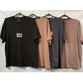 футболка жіноча S721 brown р.52-60 "Shoptime" недорого оптом від прямого постачальника