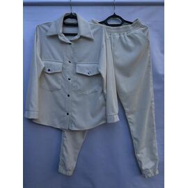 Костюм спортивний жіночий теплий S587 beige р.44-50 "Shoptime" недорого оптом від прямого постачальника