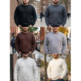 Фотография Свитер мужской DL703 l.grey р.54-62 "Delviago" недорого оптом от прямого поставщика