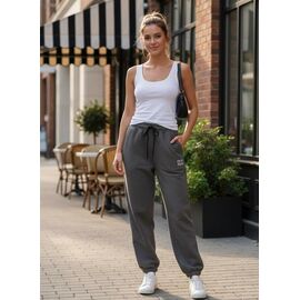 Штани спортивні жіночі DL728 grey р.S-L "Delviago" недорого оптом від прямого постачальника