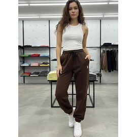 Штани спортивні жіночі DL743 brown р.S-L "Delviago" недорого оптом від прямого постачальника