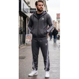 Костюм спортивний чоловічий DL776 grey р.46-54 "Delviago" недорого оптом від прямого постачальника