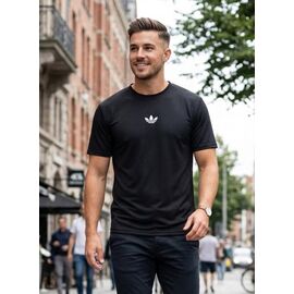 Футболка чоловіча DL781 black р.46-54 "Delviago" недорого оптом від прямого постачальника