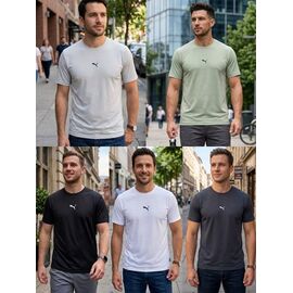 Футболка чоловіча DL807 black р.46-54 "Delviago" недорого оптом від прямого постачальника