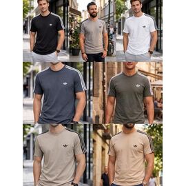 Футболка чоловіча DL819 khaki р.46-54 "Delviago" недорого оптом від прямого постачальника