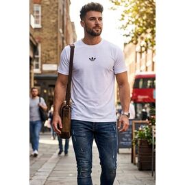 Футболка чоловіча 7425 white р.S-2XL "ROLADA" недорого оптом від прямого постачальника