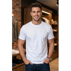 Футболка чоловіча 7466 white р.M-2XL "ROLADA" недорого оптом від прямого постачальника