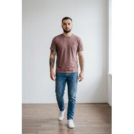 Футболка чоловіча 01 brown р.56-64 "VICTORY" недорого оптом від прямого постачальника