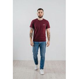 Футболка чоловіча 01 wine р.56-64 "VICTORY" недорого оптом від прямого постачальника