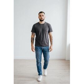 Футболка чоловіча 01-1 d.grey р.56-64 "VICTORY" недорого оптом від прямого постачальника