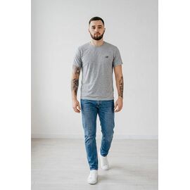 Футболка чоловіча 01-2 grey р.56-64 "VICTORY" недорого оптом від прямого постачальника