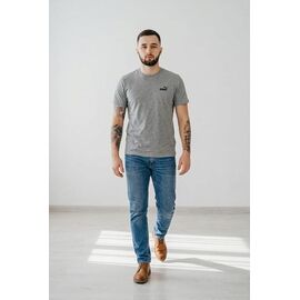 Футболка чоловіча 01-4 grey р.46-54 "VICTORY" недорого оптом від прямого постачальника