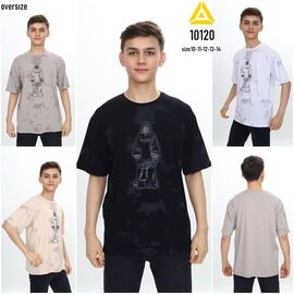 Фотография Футболка детская на мальчика 10120 grey р.10-14 "Meloria" недорого оптом от прямого поставщика