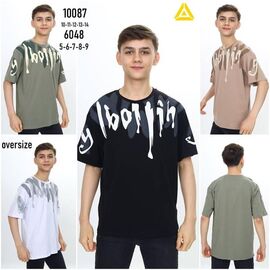 Фотография Футболка детская на мальчика 6048 black р.5-9 "Meloria" недорого оптом от прямого поставщика