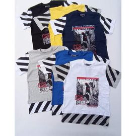 Фотография Футболка детская на мальчика 9831 white р.6-9 "Meloria" недорого оптом от прямого поставщика