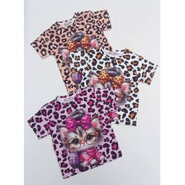 Фотография Футболка детская на девочку ML4768 pink р.3-8 "Meloria" недорого оптом от прямого поставщика