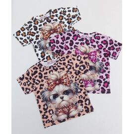 Фотография Футболка детская на девочку ML4775 beige р.3-8 "Meloria" недорого оптом от прямого поставщика