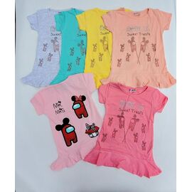 Фотография Футболка детская на девочку ML4794 mint р.5-8 "Meloria" недорого оптом от прямого поставщика