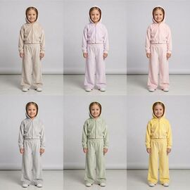 Фотография Костюм детский спортивный на девочку ML4852 d.pink р.116-146 "Meloria" недорого оптом от прямого поставщика