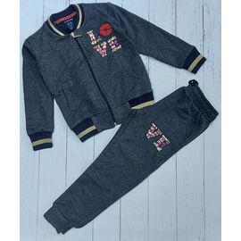 Фотография Костюм детский спортивный на девочку ML4865 grey р.13-16 "Meloria" недорого оптом от прямого поставщика