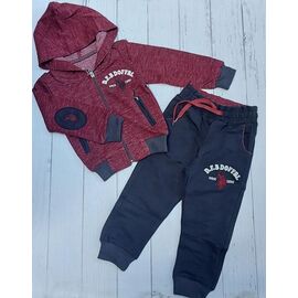 Фотография Костюм детский спортивный на мальчика ML4867 wine р.9-12 "Meloria" недорого оптом от прямого поставщика
