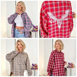 Сорочка жіноча 141 pink р.S-XL "Deliv" недорого оптом від прямого постачальника