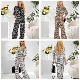 Костюм жіночий 442 white р.M-XL "Deliv" недорого оптом від прямого постачальника