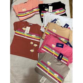 Фотография Футболка детская на девочку ZA2392 black р.8-12 "Zayka" недорого оптом от прямого поставщика