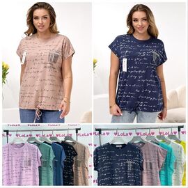 футболка жіноча LL611 mix р.50-52 "Lola" недорого оптом від прямого постачальника