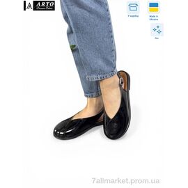 Фотография Туфли женские стильные Лето 112 ч.лак (8 пар р.36-40) "ARTO" недорого оптом от прямого поставщика